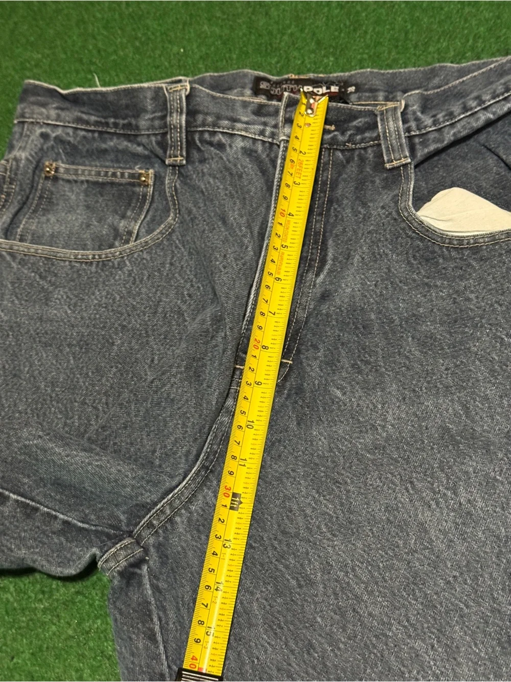 Vintage 90s Y2K Southpole Baggy Carpenter Jeans, Ghetto Hip Hop Pants 38x30